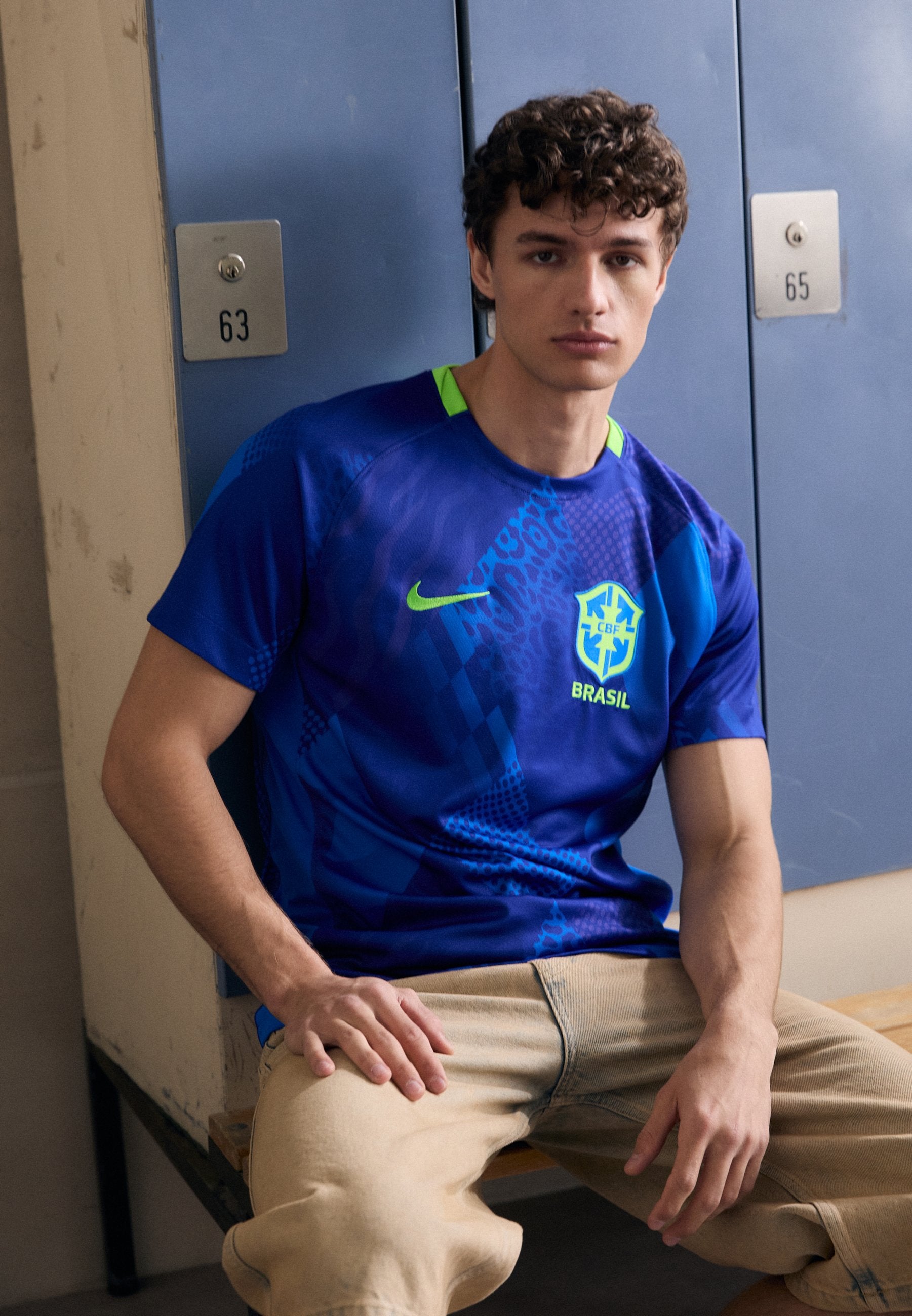 BRASIL CBF STADIUM JERSEY SHORT
SLEEVES AWAY - Maillot de foot